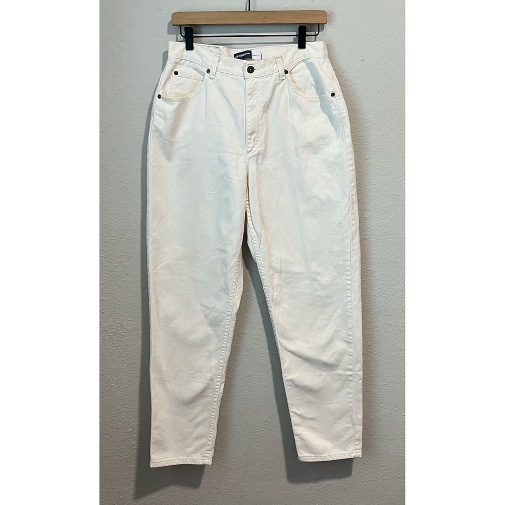 Vintage 90's Liz Claiborne Women's Pants Size 12 Classic Fit Cream
